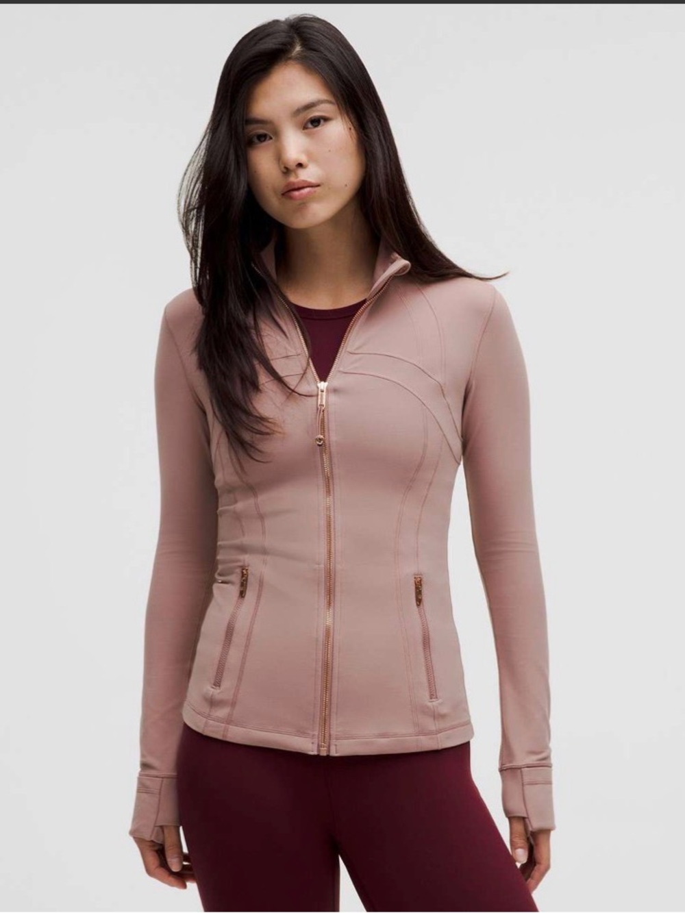 Lululemon Define Twilight Rose/Rose Gold Size 14 Square Dot